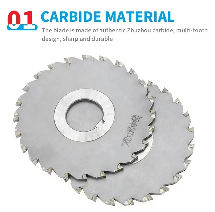 Factory CNC Solid Carbide Saw Blade Cutter for Steel, Aluminum