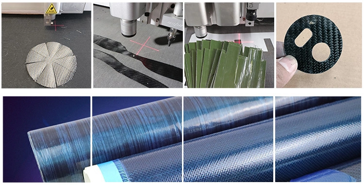Fully Automatic Knife CNC Digital Cutter for Carbon Fibre Prepreg Fiberglass Neoprene Fabric Glass Fiber Curtain Garment Cloth Leather Sponge PVC Cutting