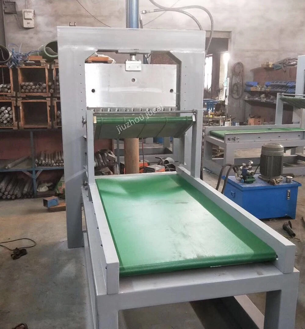 Hydraulic Vertical Guillotine Rubber Bale Cutter, Rubber Slab Cutter, Leather Rubber Blade Cutter Machinery, Plastic Film Cutter, Electric Rubber Cutter