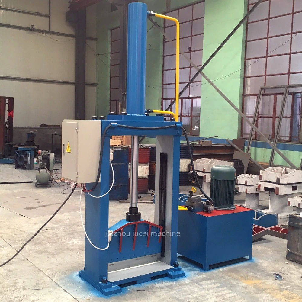 Hydraulic Vertical Guillotine Rubber Bale Cutter, Rubber Slab Cutter, Leather Rubber Blade Cutter Machinery, Plastic Film Cutter, Electric Rubber Cutter