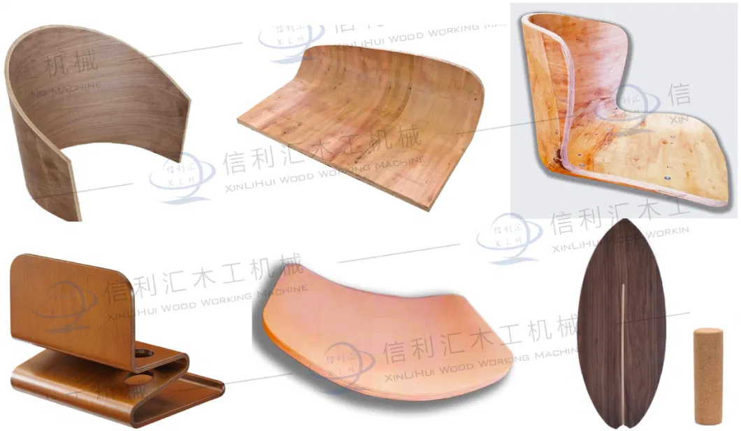 One-Way Particleboard Bent Wood Engraving Machine, Bent Wood Chair Back Cutting and Hole Drilling Machine Bent Wood Furniture Pressing and Shaping Machine