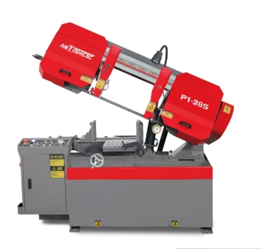 Antishi P1-28s Semi-Automatic Scissor-Type Horizontal Straight Cutting Metal Band Sawing Machine