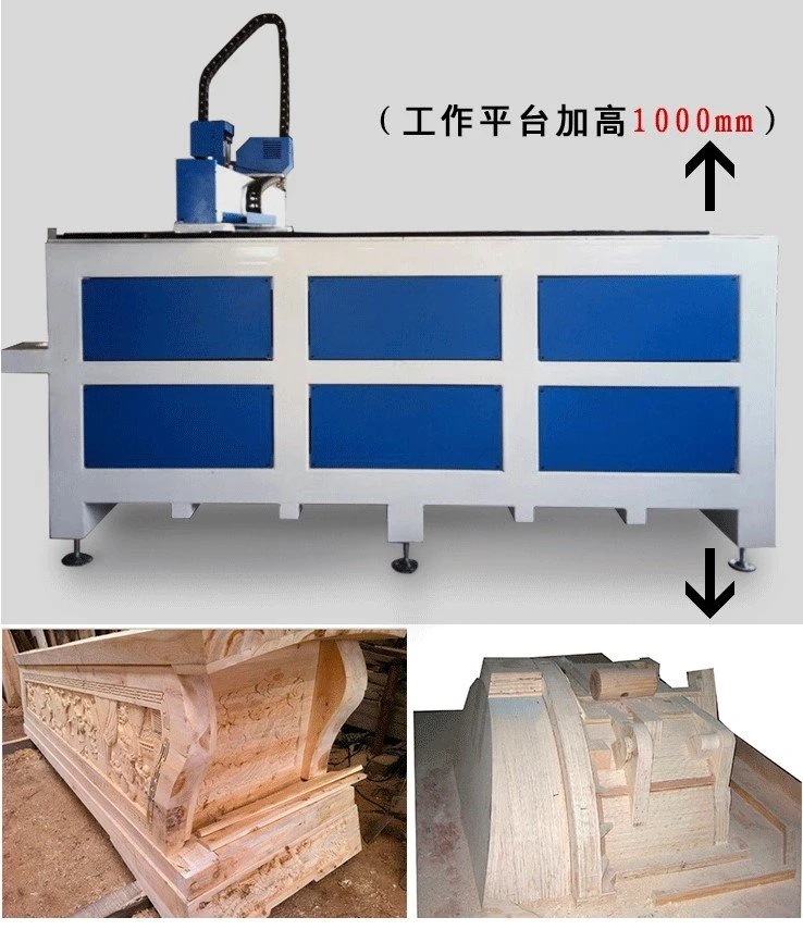 Wood Cutting Engraving CNC Router Machine for 3D Foam Furniture Industry