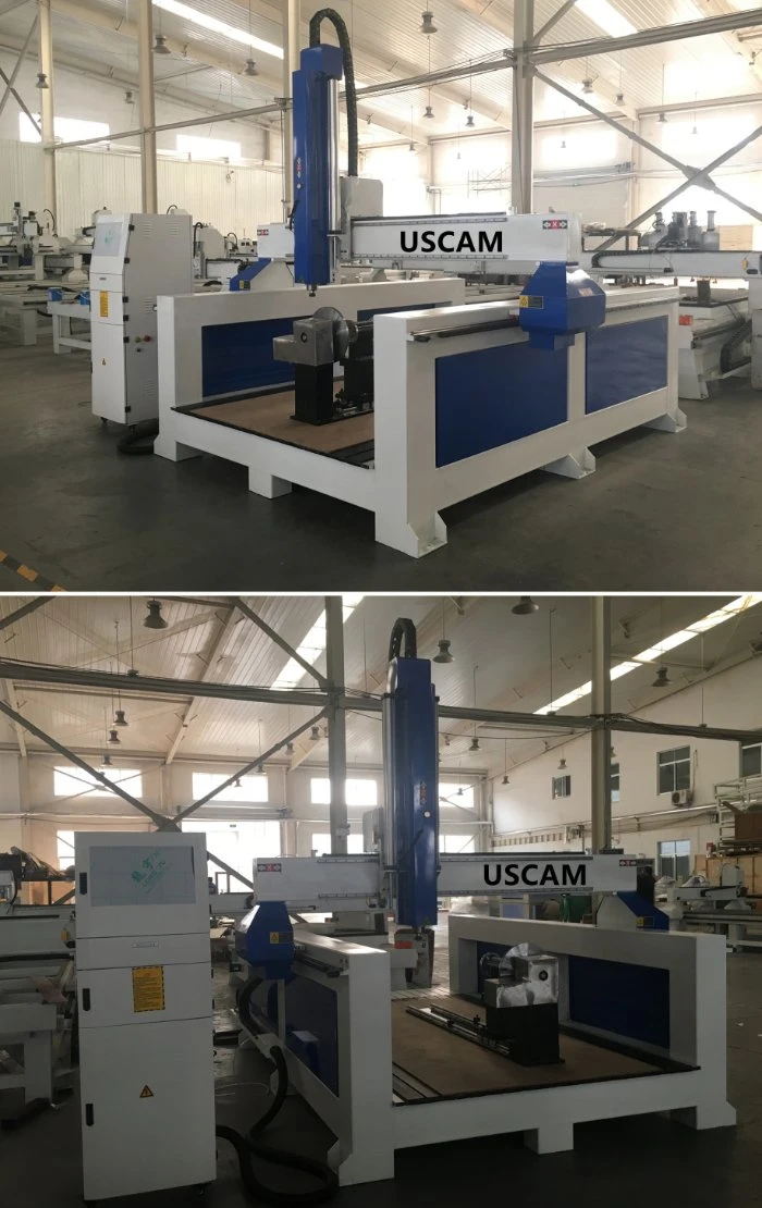 Full Automatic 3D Foam Cutting Machine CNC Router Machine 3 Axis Sculpture Wood Carving