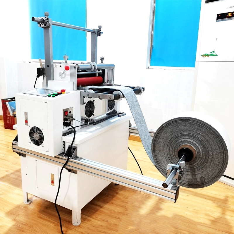 Double-Blade Cutter Electric Hexin Wooden Case Foam Automatic Laminating Cutting Machine