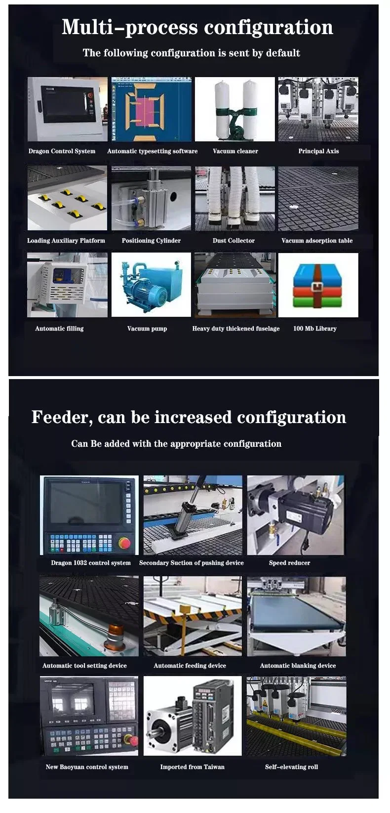 1325/1530 Automatic 3D CNC Router Machine for Woodworking Advertising Cutting Foam Acrylic MDF PVC Carving Furniture Kitchen