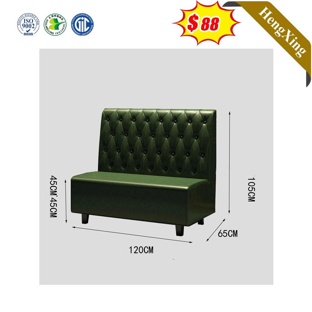 China Factory Leather 2-Seat Sofa Furniture Restaurant Booth Seating Restaurant Sofa Sets