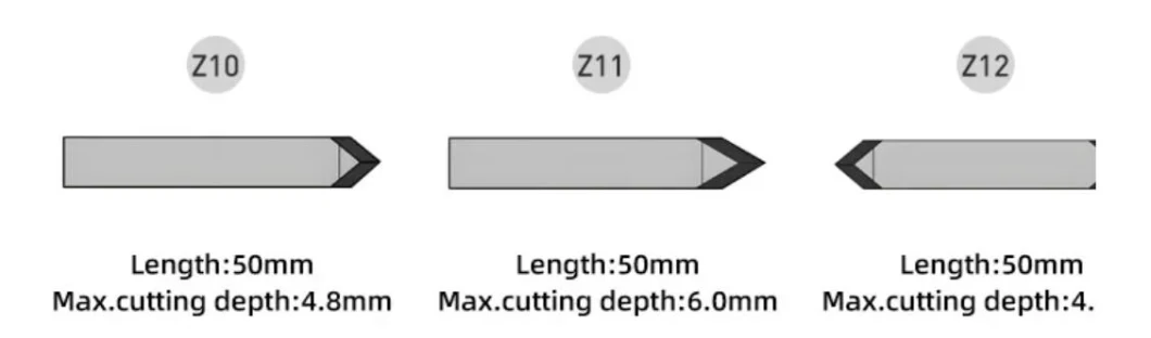 Good Price Tungsten Carbide Zund Cutter V Grooving for Cardboard/Foam Board/Rubber