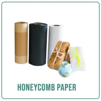 Eco-Friendly Kraft Paper Cutting Rewinding Cushion Honeycomb Paper Making Machine