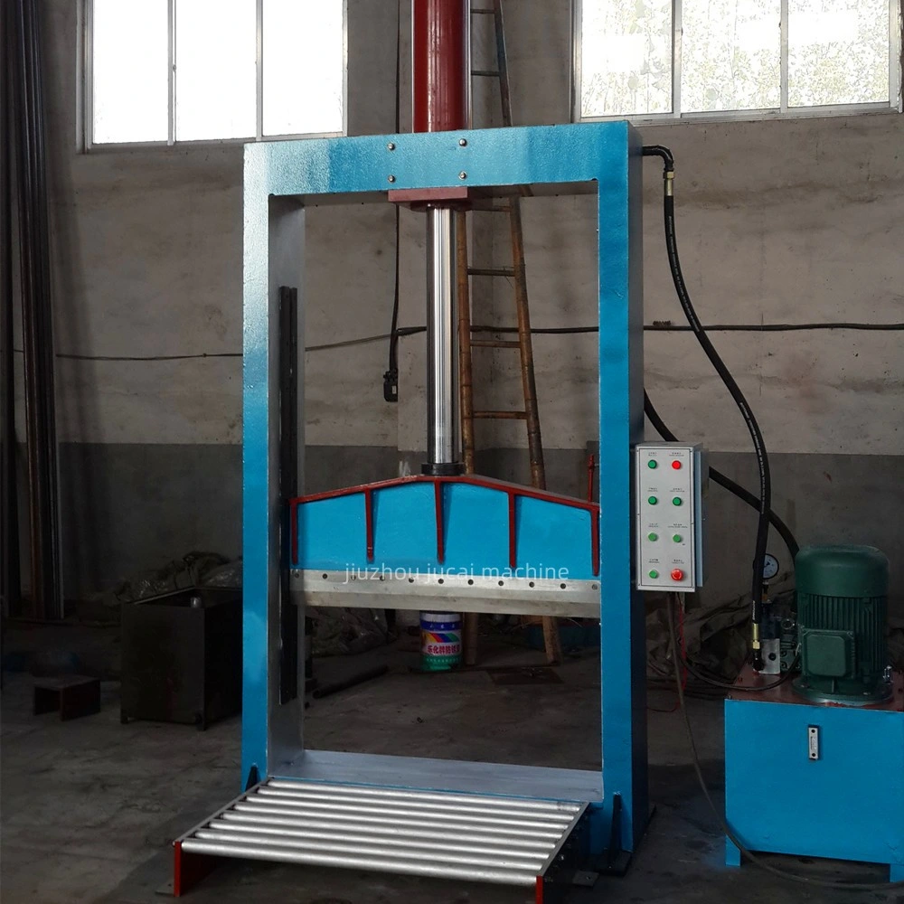 Hydraulic Vertical Guillotine Rubber Bale Cutter, Rubber Slab Cutter, Leather Rubber Blade Cutter Machinery, Plastic Film Cutter, Electric Rubber Cutter