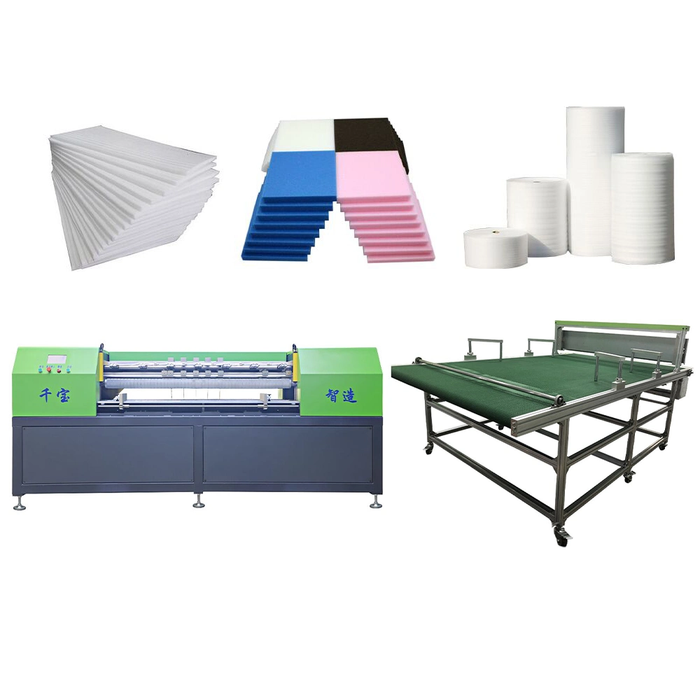 EPE Foam Cutting Machine PE Foam Roll Cutting Machinery Polyehtylene PE XPE EPE Automatic Cutting Machine CNC Cutter Slitting Machine Foam Roll Cutting Machine