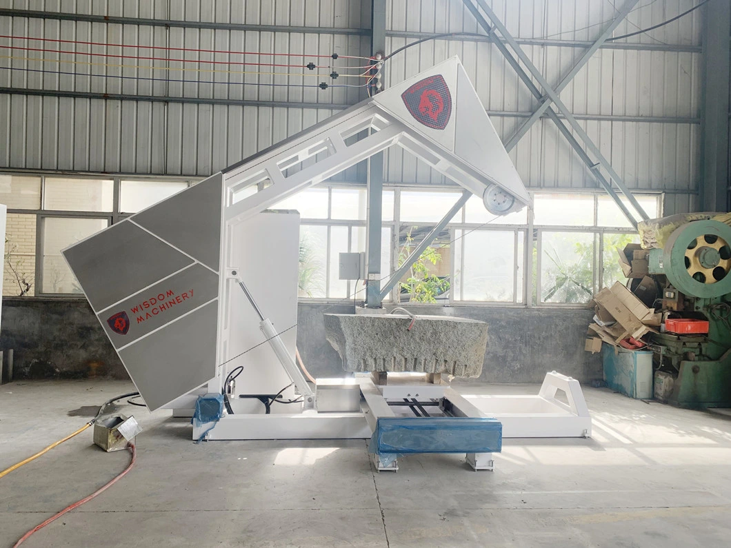 Wisdom Movable Type Automatic Granite Block Diamond Wire Saw Cutting Machine for Marble Granite Limestone Trimming Block