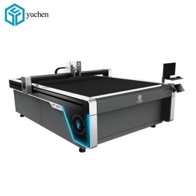 Alfombrillas de material flexible de cojín de sofá CNC Máquina de corte por cuchilla oscilante