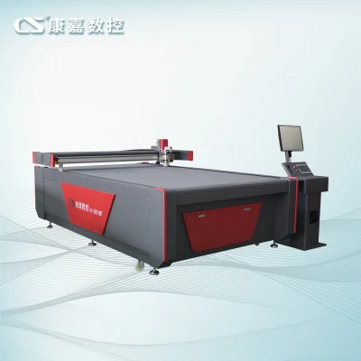  Cortadora de tela CNC de capas múltiples cuchilla oscilante Máquina de corte de cuero con precio de fábrica
