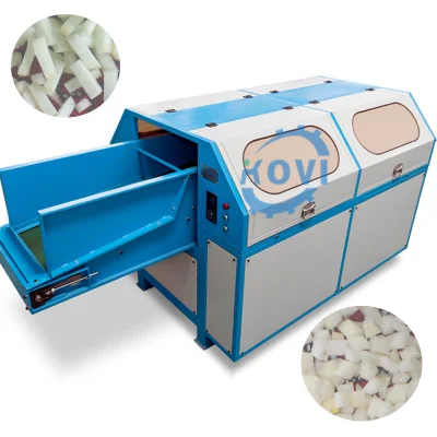 Esponja de residuos Latex Cotton Edge Slicing máquina de corte Sponge automática La máquina de granulación llena las almohadas del sofá
