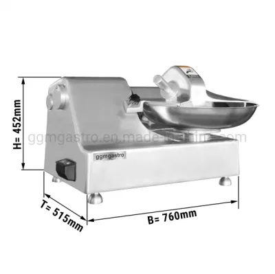 Cuchilla de seguridad Cortador de cuenco de carne Cortador horizontal