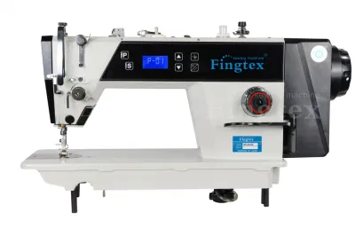  Máquina de coser de puntadas de bloqueo de alta velocidad Fingtex Direct Drive con Auto Recortador