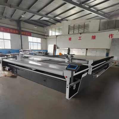  Piso de cuero CNC Alfombra impresa Estera de bobina Cortina de tela Persianas de cebra Persianas enrollables Estera de yoga de goma de PVC Cuchillo oscilante Co