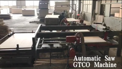  Cuatro totalmente automática de fresado de contrachapado de Borde de sierra de corte Máquina usada para /Fábrica de muebles de madera contrachapada con CE y SGS