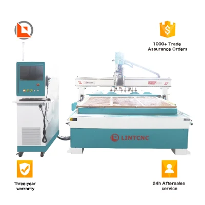  La pelusa Atc Router CNC Máquina armario muebles de alta precisión haciendo 3D de corte CNC 1325 2030 Suministro de la fábrica de la máquina de carpintería