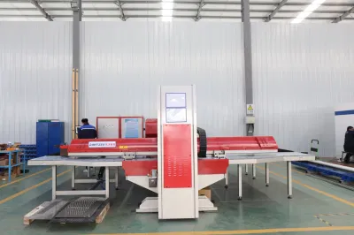  Placa de corte de perforación continua y prensa de acero inoxidable con estampado de tubos Perforadora de aluminio / CNC Turret/ CNC Perforating Metal Máquina de hojas