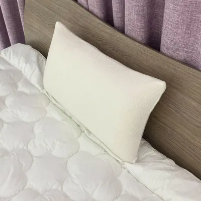  Súper cómodas Color Blanco Modelo Honycomb almohada con relleno de espuma desmenuzado