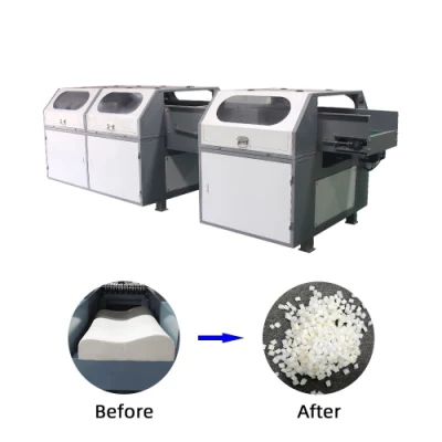  Nuevo diseño Zld001e-1 Cortador de espuma recicladora de alta calidad para esponja Ventas en línea de fábrica