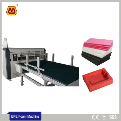  EPE XLPE XPE CNC Control Pearl algodón Alimentación automática Y cortando la máquina de corte de espuma EPE