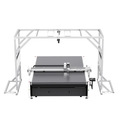  Alfombra de Lana Alfombra Mat Roll mesa de corte CNC Plotter Cortador Digital de la alfombra de nylon impreso Máquina de corte