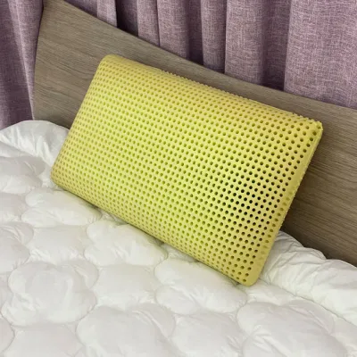  Venta caliente Skin-Friendly verde almohada de espuma de memoria con la madriguera
