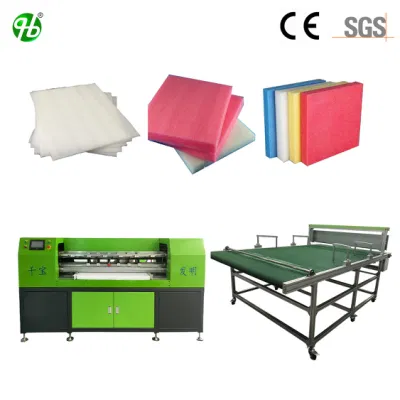  Espuma de EPE automático de la hoja de máquina de corte CNC Máquina de corte rodillos de espuma de PE EPE XPE Tablón de espuma de polietileno Espuma de corte CNC Máquina de corte China