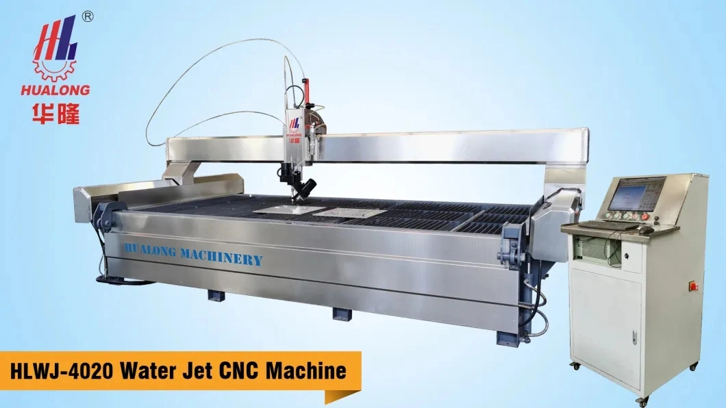 Hualong Machinery Waterjet Cutting Machine with Multi Cutting Heads with Precise Cutting