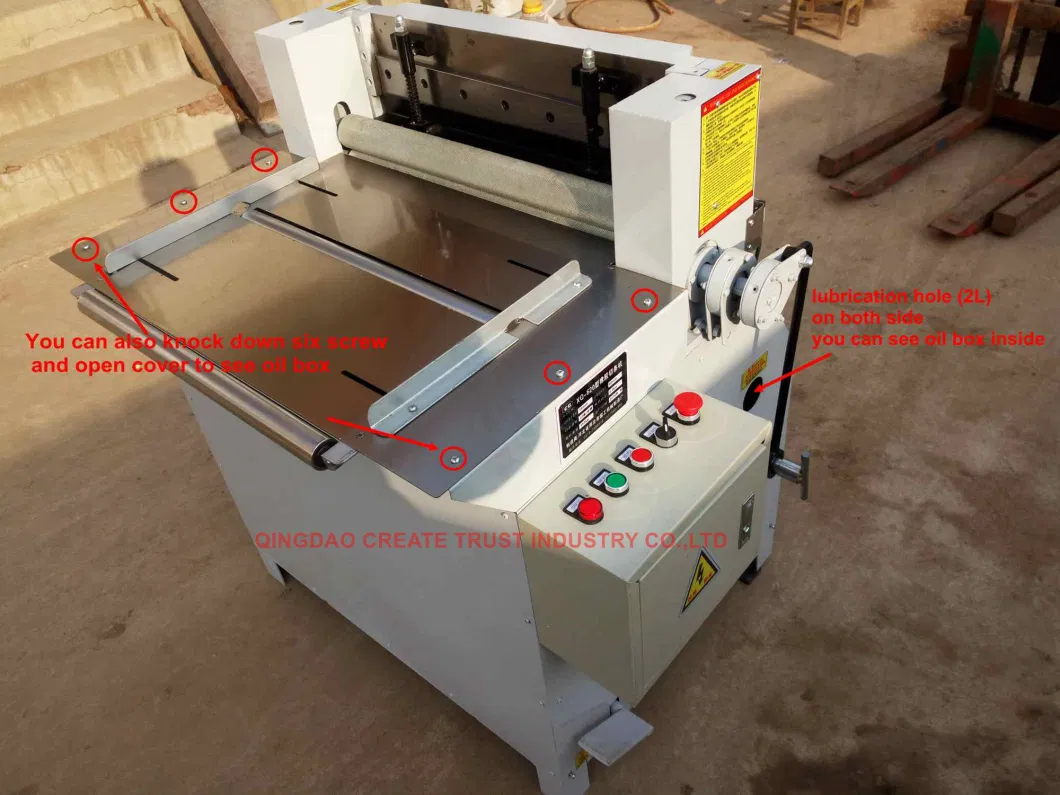 China Advanced Technical Rubber Sheet Cutting Machine/Rubber Sheet Cutter (CE/ISO9001)
