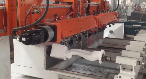 5 Axis Wood Router for Column Furniture Carving