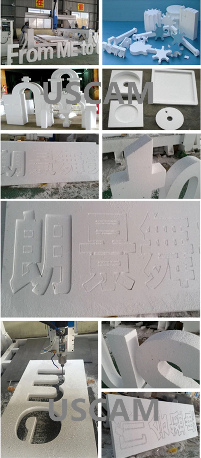 Factory 4 Axis Rotary Sculpture Wood Carving 3D Foam Cutting 1325 CNC Router Machine with CE FDA Certificate