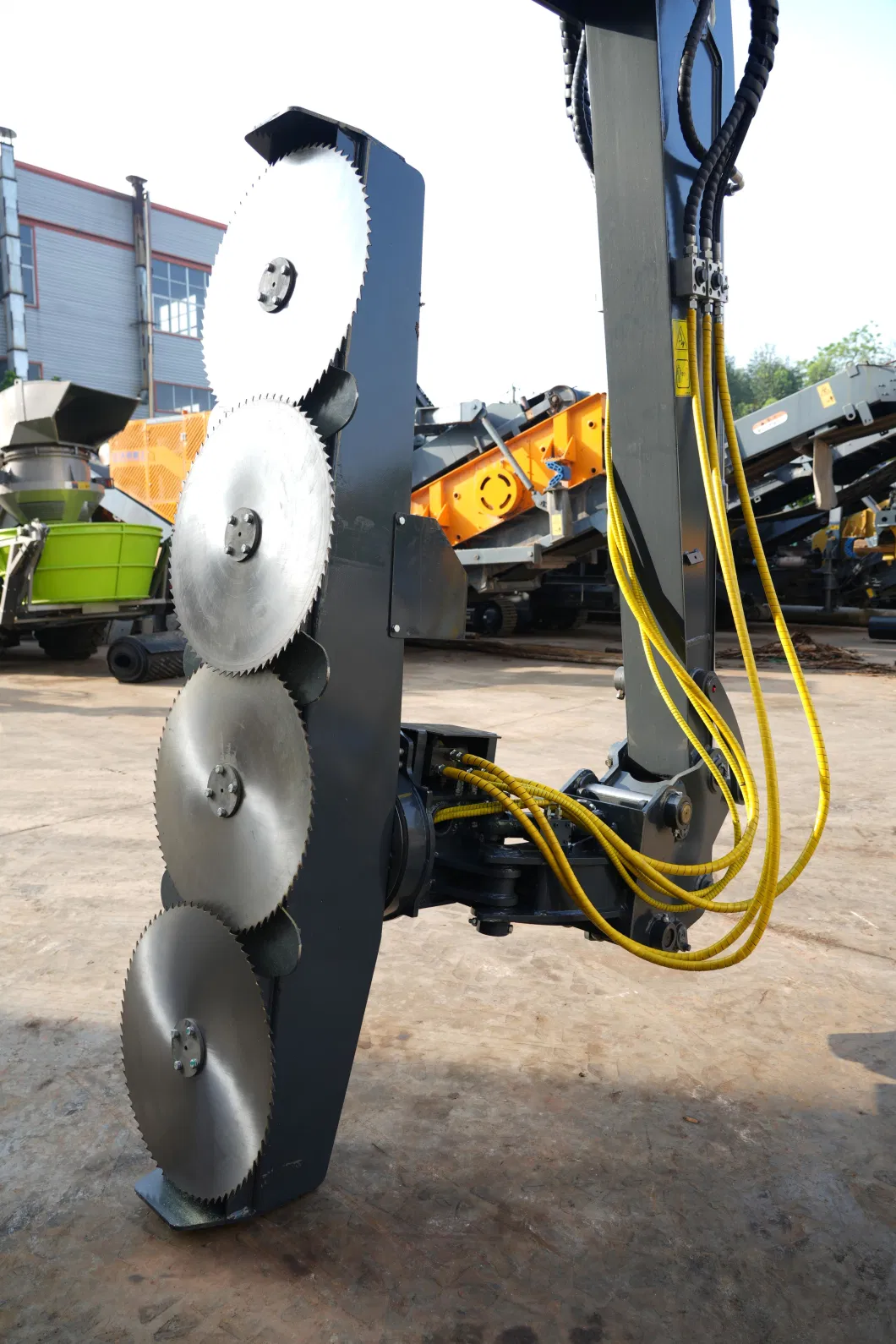 90 Degree Swing Tree Shear with 4 Saw Discs Easy to Cut Branch Tree Trimming Cutting Machine