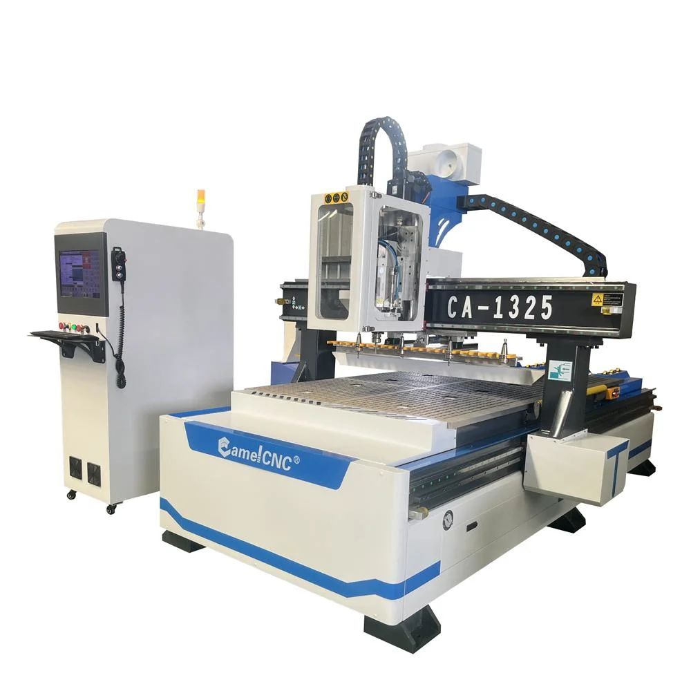Jinan 3D Auto Tool Change Woodworking Cutting Carving Atc CNC Router Machine for Wooden Furniture Ca-1330 1530 1540