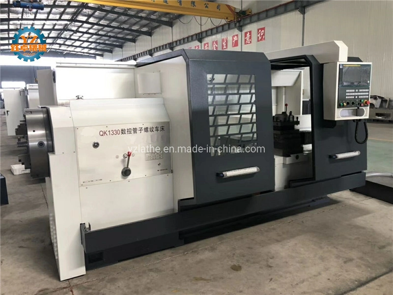 Qk1330 Ck130 Ck168 Qk1319 Automatic CNC Pipe Threading Lathe Machine Chinese Manufacturers Horizontal CNC Pipe Cutting Lathe Machine