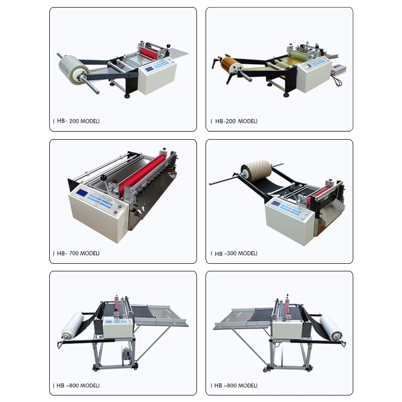 Plastic PE Flocking Cloth Cutting Machine Air Bubble Film Cutting Machine BOPP OPP Film Slitter Cutter