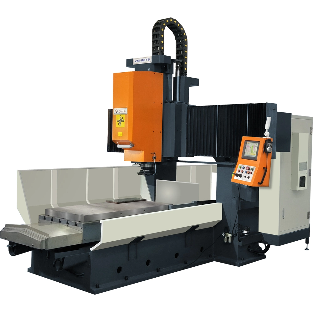 CNC Vertical Milling Machine with 800*1500 Worktable for Big Square Metal Milling
