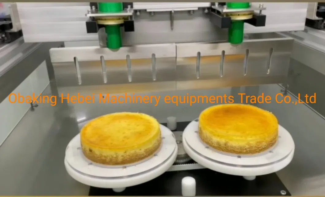 Turnkey Project Central Bakery Factory Equipment Automatic Cake Production Line Sonic Cutter