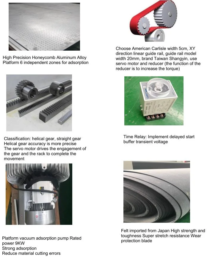 Computerized Knife Cutter and CNC Box Cutting Machine for Cardboard Foam Sheet Corrugated Paper with Oscillating Knife Tool