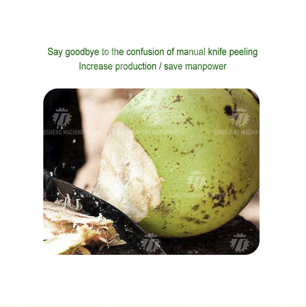 800W Automatic Coconut Trimming Machine Coconut Peeler Peeling Machine Ts-P25