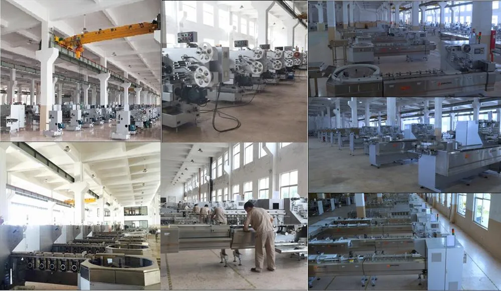 Horizontal Pillow Packing Machine for Taffy Candy with Cutting System