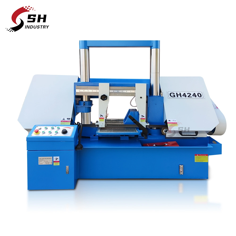 Band Sawing Machinery Bandsaw GB4240 Double Column Horizontal Metal Cutting Band Saw Machine