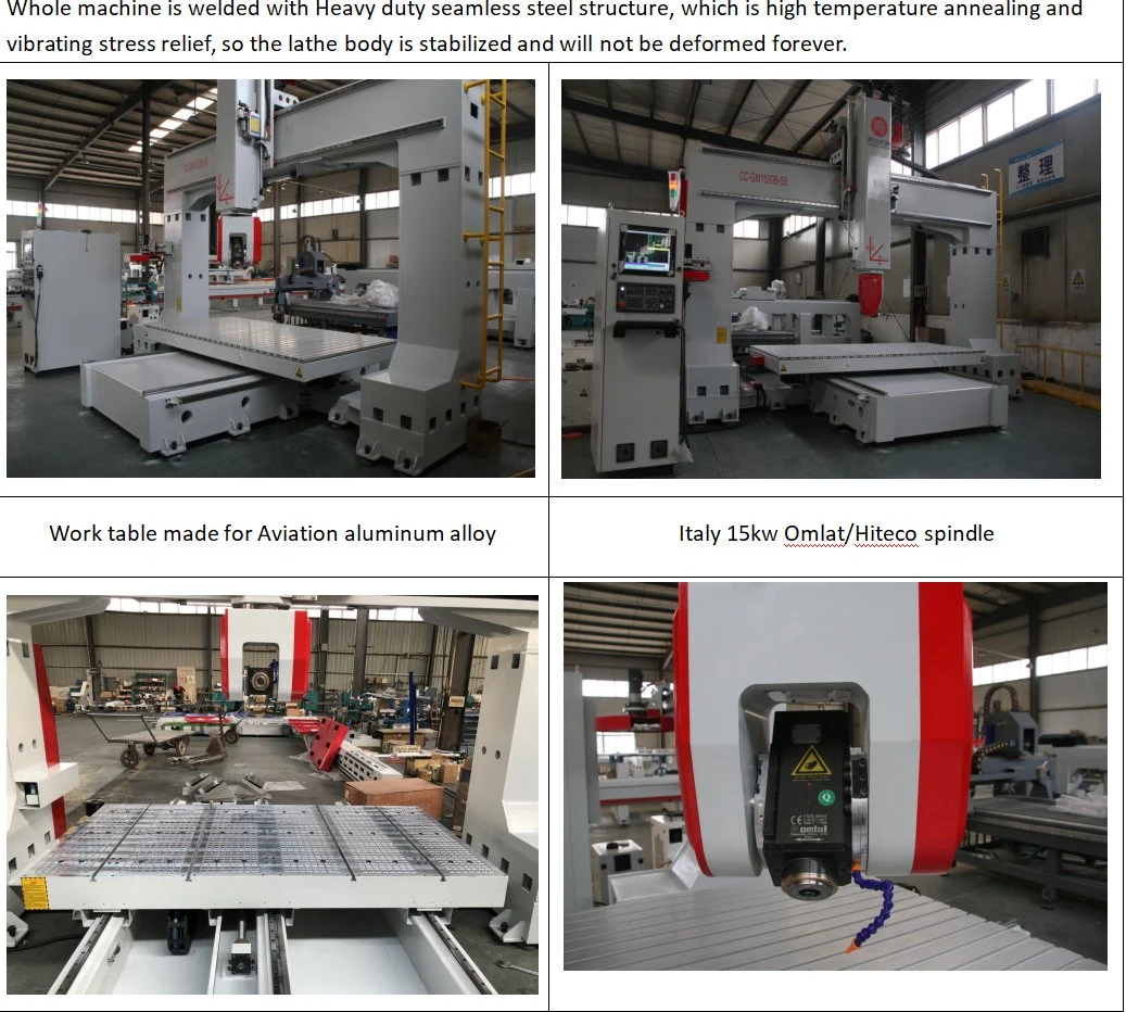 5 Axis CNC Router Wood Aluminum Pattern Processing Machine 5 Axis Machine
