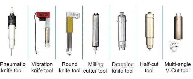 Computerized Knife Cutter and CNC Box Cutting Machine for Cardboard Foam Sheet Corrugated Paper with Oscillating Knife Tool