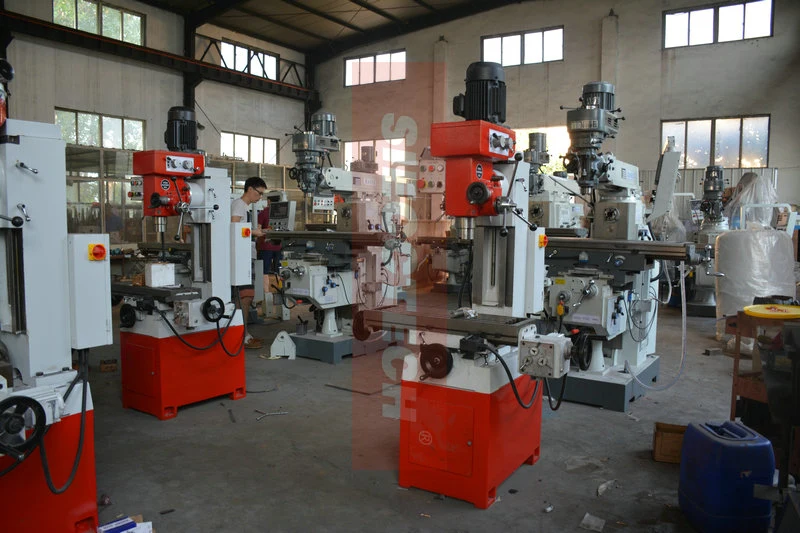 Universal Knee Type Vertical Milling Machine X6236b with Bed Type Working Table