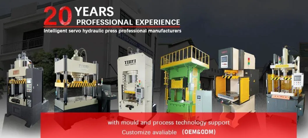 Ce Big Working Table 300 Ton Hydraulic Press Vertical Stamping Die Casting Trimming Machine with Servo System