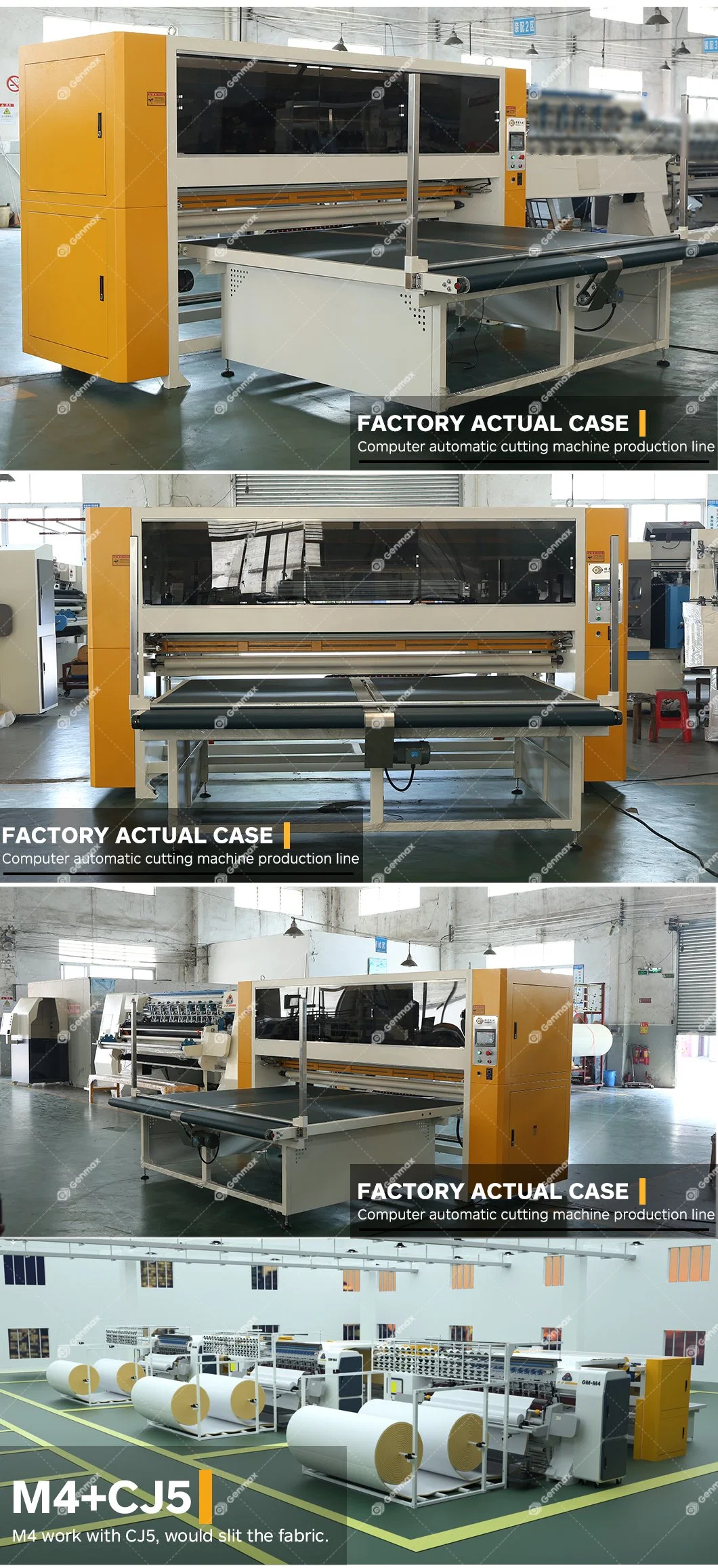 Computerized Mattress Non-Woven Fabric Panel Cutting Machine Cj5